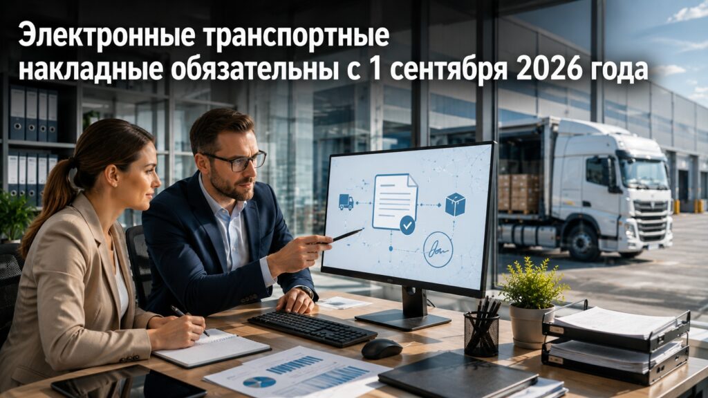 Электронные транспортные накладные с 1 сентября 2026 года: бухгалтер и логист оформляют документы в цифровом формате