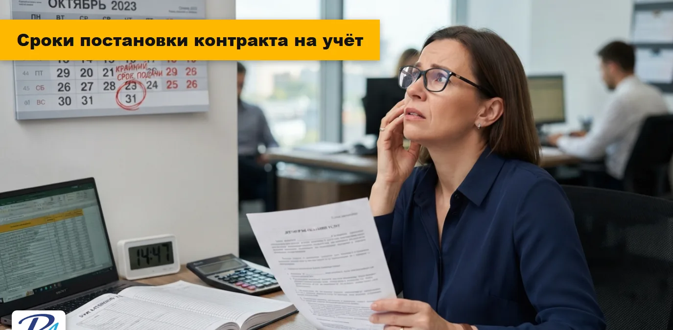 Сроки постановки контракта на валютный контроль