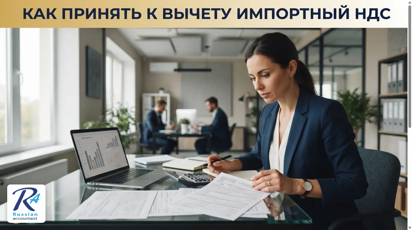 Бухгалтер принимает к вычету импортный НДС при ввозе товаров из Китая