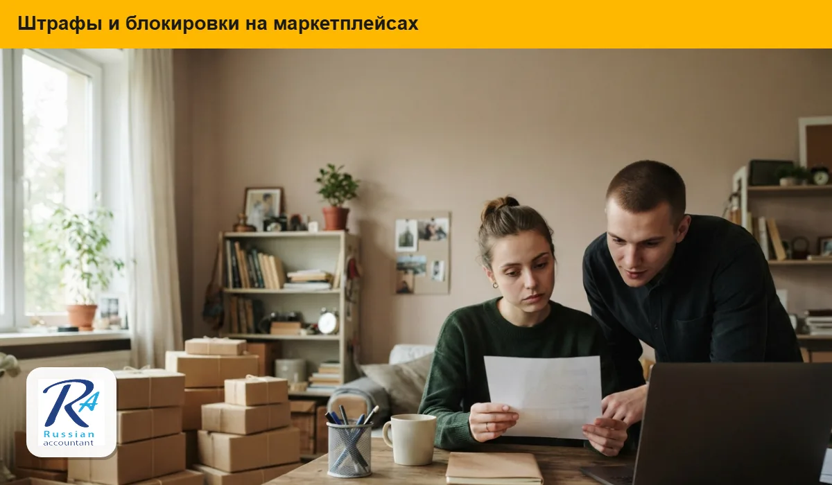 Селлер разбирает отчёт площадки с удержаниями и штрафами