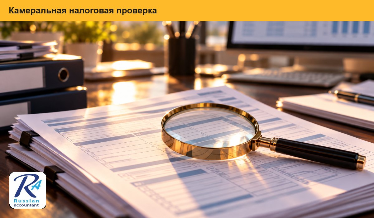 Налоговый инспектор проверяет декларацию на компьютере