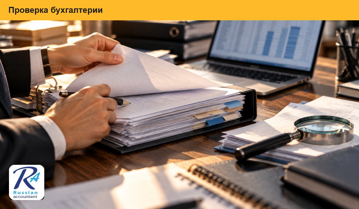 Руководитель проверяет бухгалтерские документы