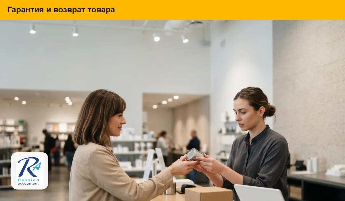 Приём возврата товара от покупателя и осмотр изделия