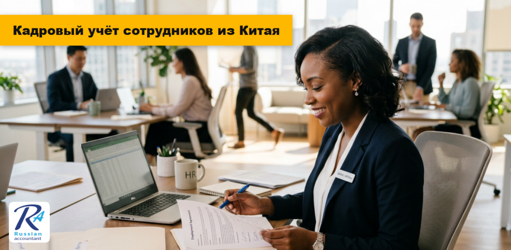 Кадровый учёт сотрудников из Китая — HR-специалист оформляет трудовой договор