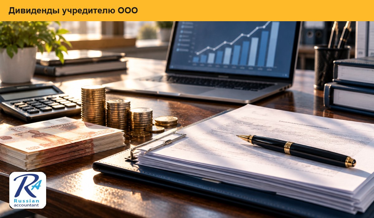 Учредитель ООО получает дивиденды