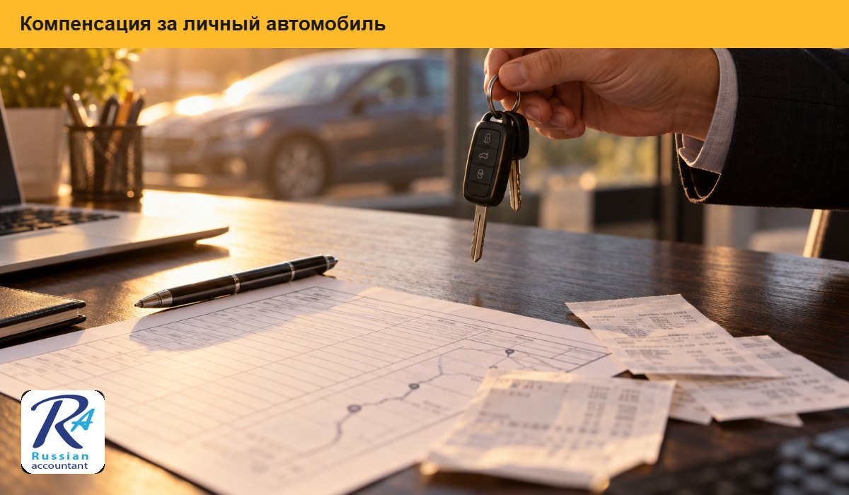 Сотрудник использует личный автомобиль для служебных поездок