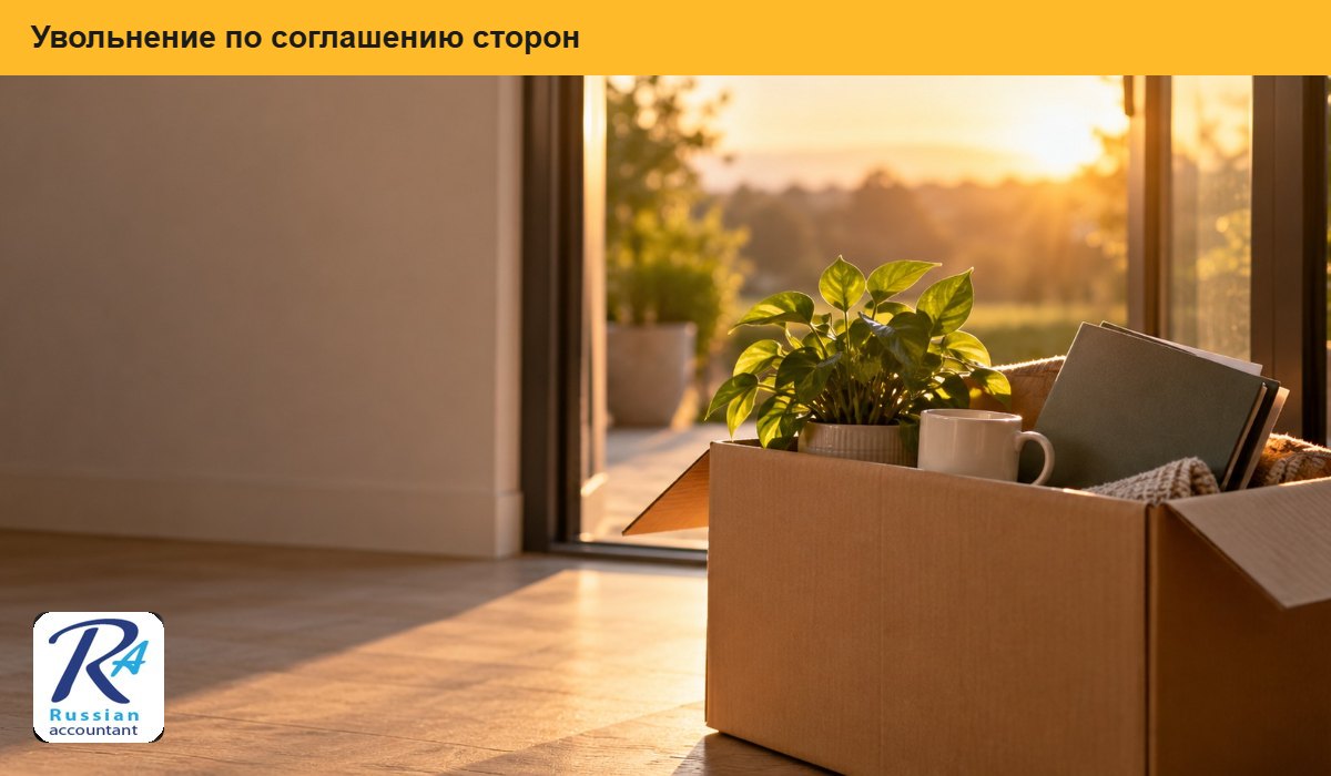 Руководитель и сотрудник подписывают соглашение об увольнении