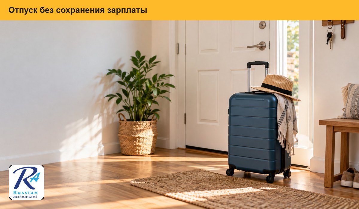 Сотрудник оформляет отпуск за свой счёт