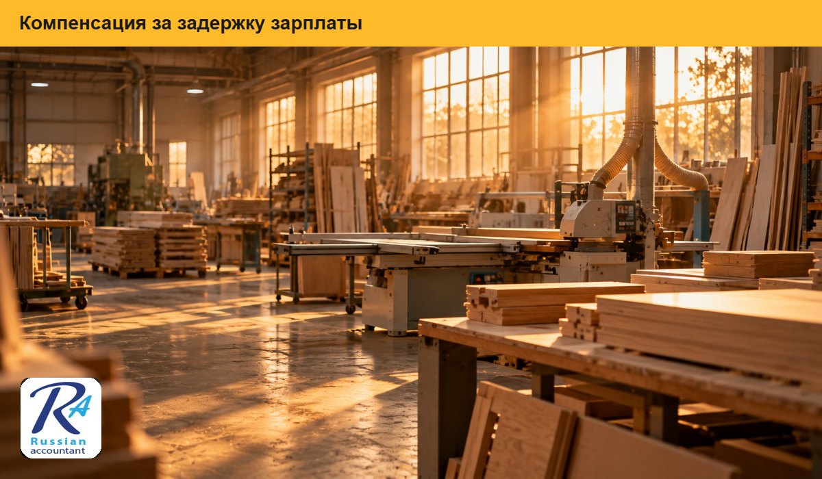 Пустой цех мебельной фабрики вечером