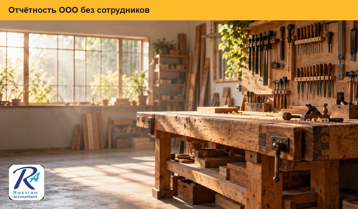 Пустая светлая мастерская с инструментами на стене утром